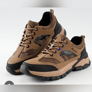 Fention Brown and Black Men's Shoes NWOT, Sz 11